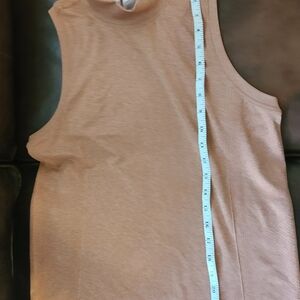Women's Tan Sleeveless Tank Top